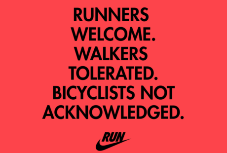 Runners Welcome Nike ad