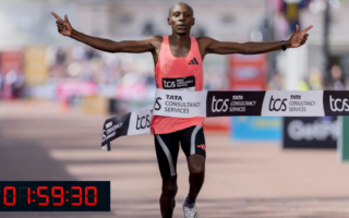 Sawe at London Marathon