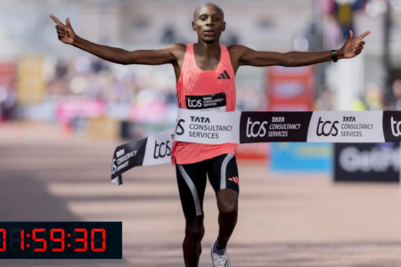 Sawe at London Marathon