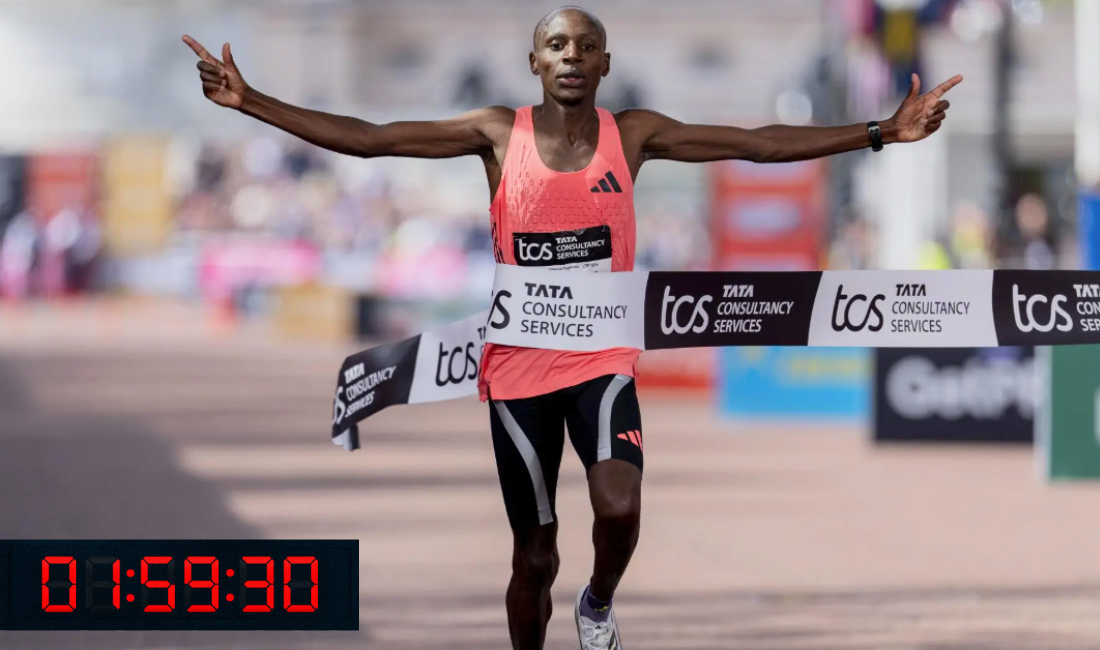 Sawe at London Marathon